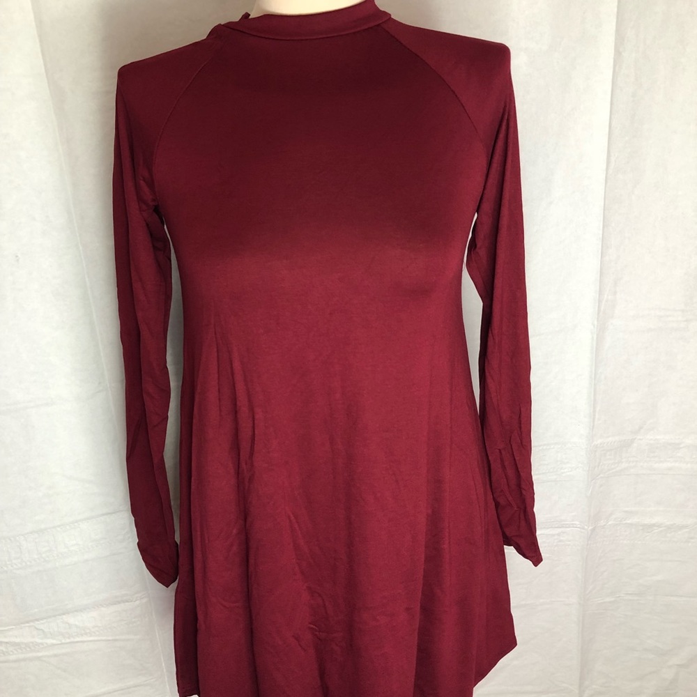 Long sleeve skater dress